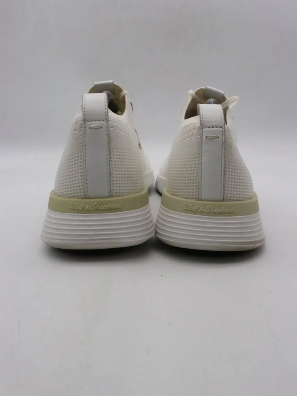 Wolf & Shepherd Swiftknit Derby Men's Size 11 White Sneakers Shoes Comfort